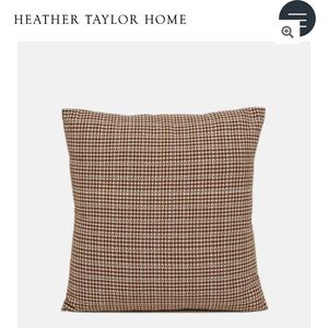 Heather Taylor Home SOHO pillow in Nutmeg 20x20